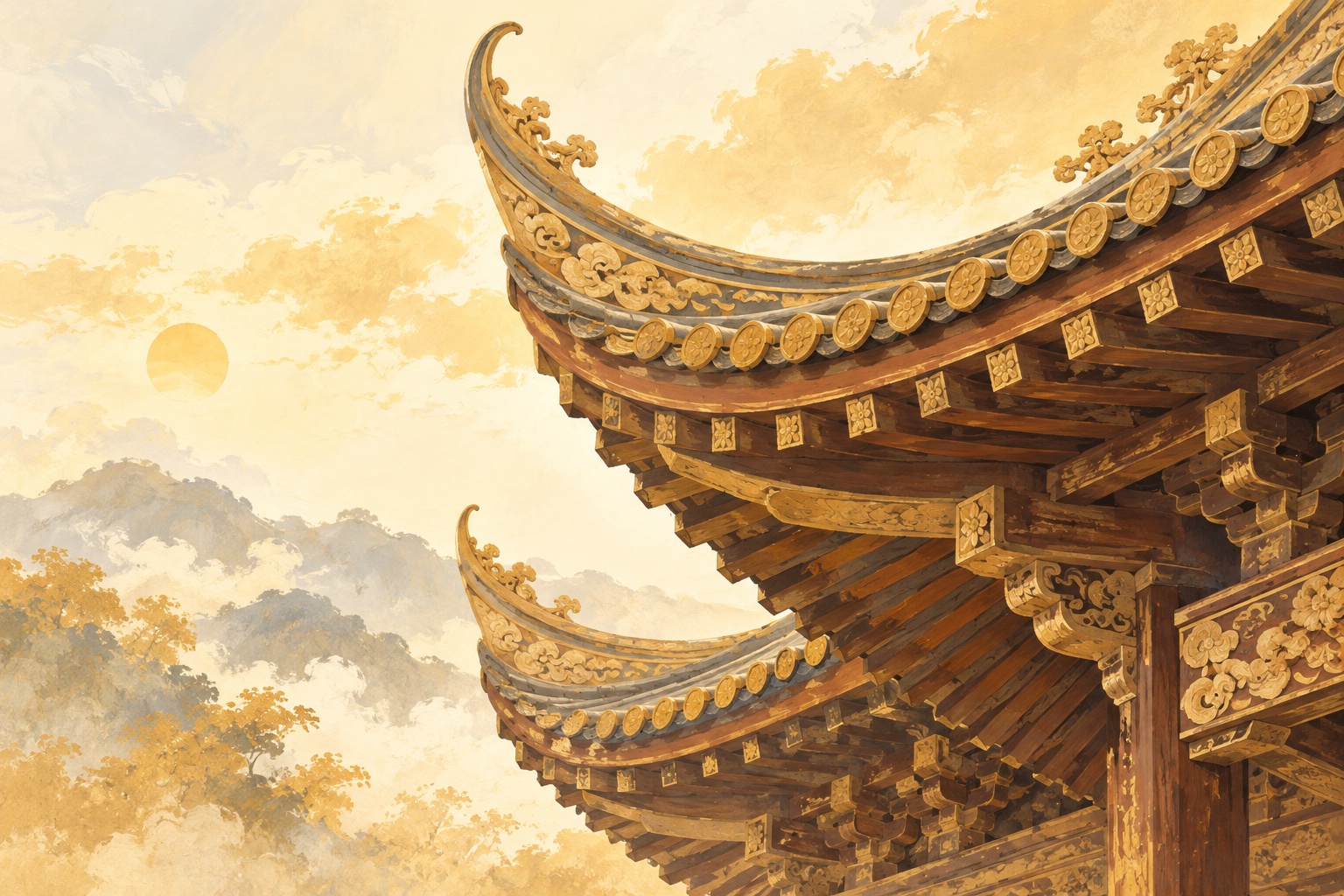 AI 宮廟文化意象,非本宮實景